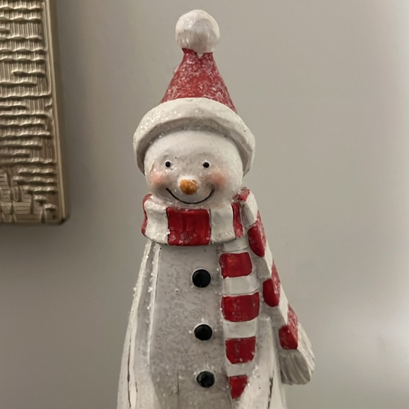 Melrose Wooden Sparkle Rustic Snowman - Picture 3 of 11